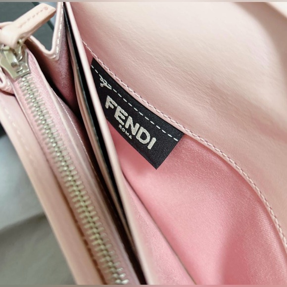 GUC Fendi Vitello Century Hypnoteyes Zip MONSTER Wallet Bubblegum INCLUSIVE Box+ - Picture 7 of 14